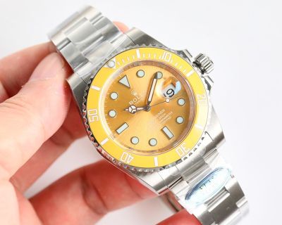 ROLEX Submariner 904L Steel  3135 Movement Man and Lady Watch